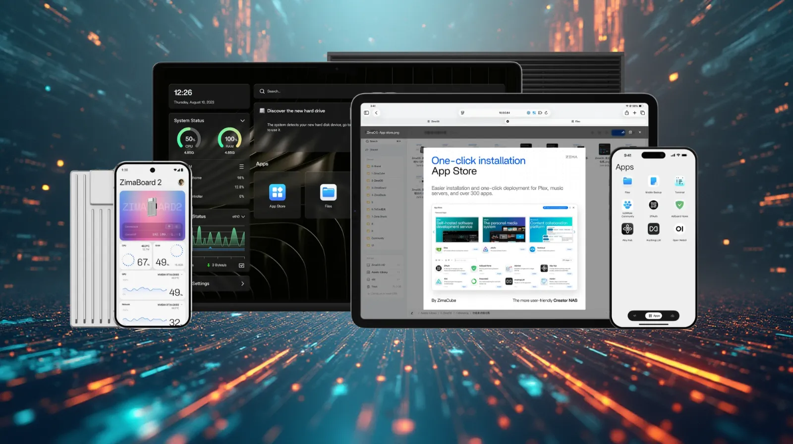 ZIMAOS : L’interface intuitive